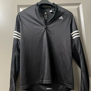 Adidas Black Quarter-Zip Pullover